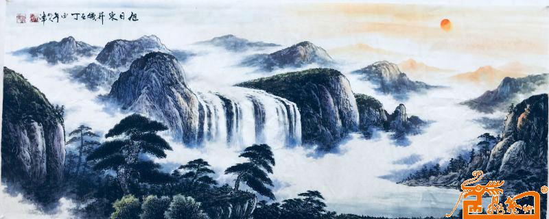 中国著名书画大师宁汉青-作品684-国画